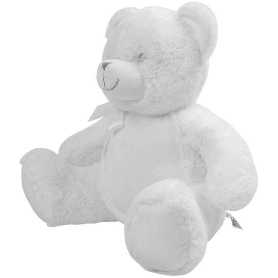 image 1 of Mumbles Bear Plush Toy - White - One Size