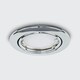 image 3 of ValueLights Pack of 6 Fire Rated Chrome Tiltable GU10 Recessed Ceiling Downlights - Complete with 5w LED Bulbs 3000K Warm White