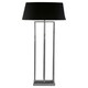 image 1 of Interiors by Premier Nickel Finish Rectangular Floor Lamp Silver