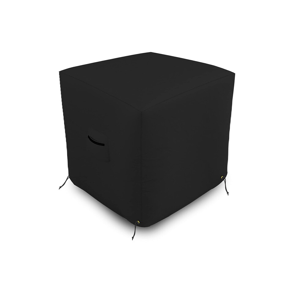 image 1 of Covers&All Air Conditioner Cover 12 Oz Waterproof, 24 in W x 24 in D x 22 in H, Black