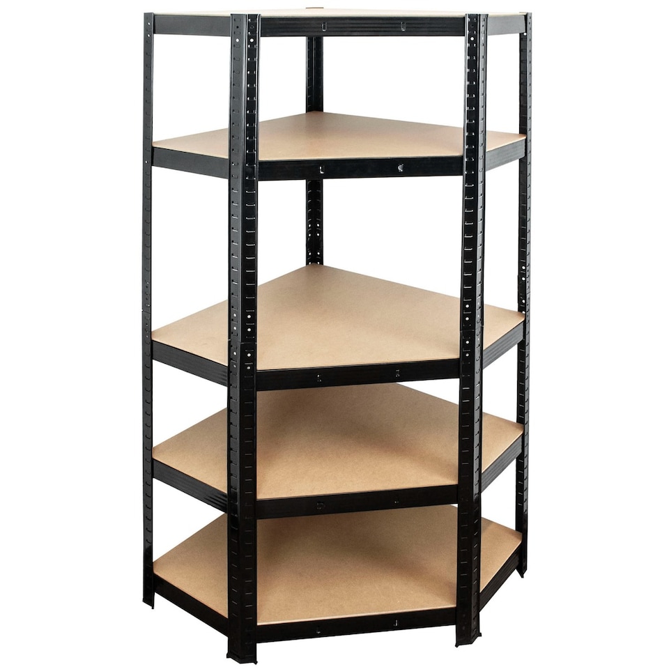 image 1 of TekBox Boltless Garage Corner Shelving Rack
