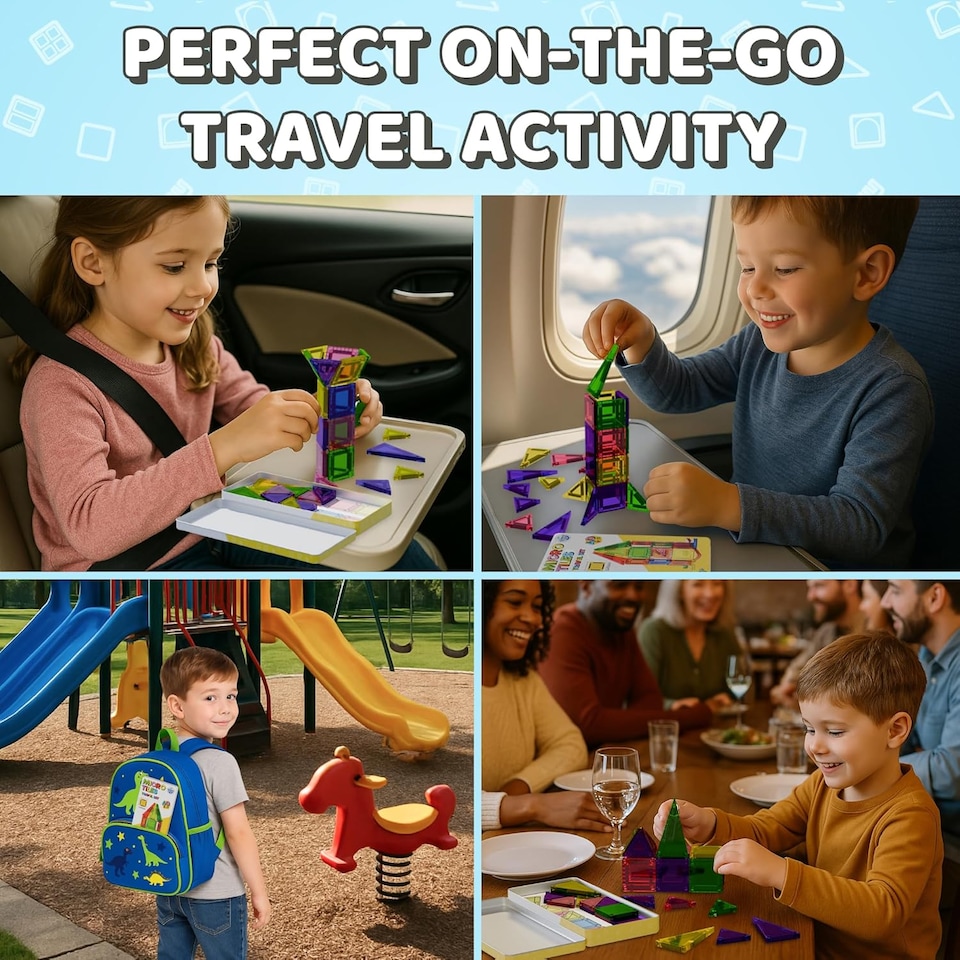 image 1 of Science Kidz Micro Tiles Travel Set