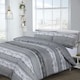 image 2 of Velosso Brooklyn Stripe Printed Cotton Blend Duvet Cover and Pillowcase Set Yellow | Single