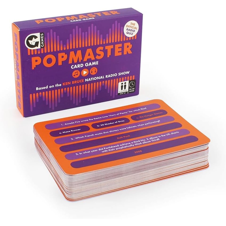 image 1 of Ginger Fox PopMaster Card Game