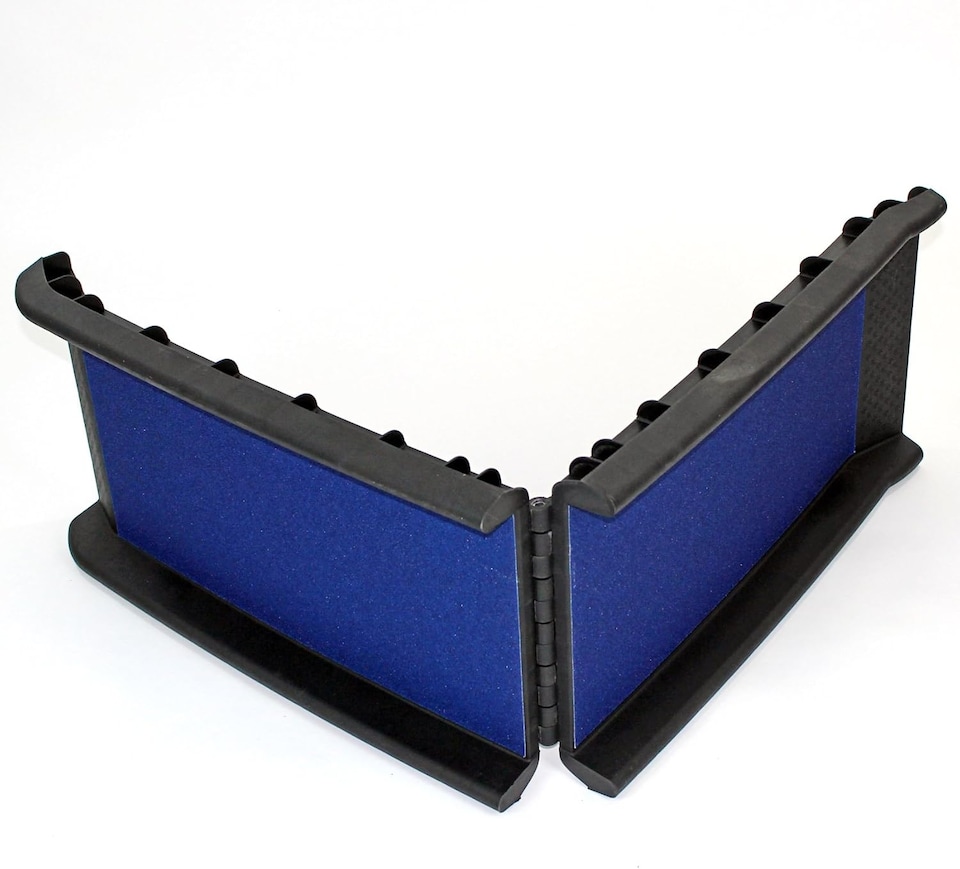 image 1 of Blue Lightweight Folding Travel Pet Ramp