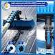 image 2 of IGAD Pole 6m (20ft) Extension Pole Kit with Water-fed Brush and Hose, with 5-Stage Telescoping Pole 5-20ft Pole