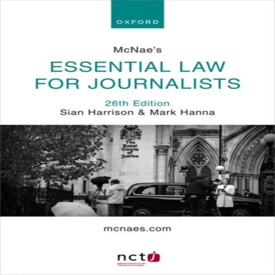 Mcnae's Essential Law For Journalists