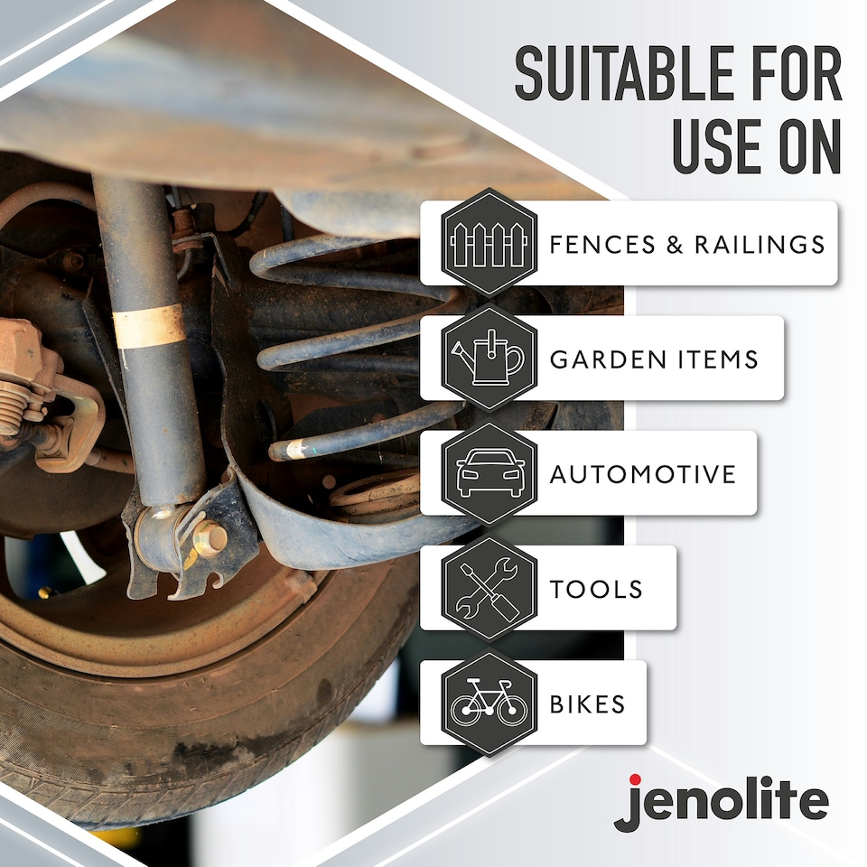 image 1 of Jenolite Back 2 Bare Metal Concentrated Rust Remover Gel - 5l