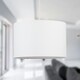 image 3 of First Choice Lighting Set of 2 White 25cm Ceiling Light Shades White
