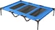 image 1 of Actiaspet Elevated Dog Bed Oxford Mesh Pet Cot Indoor or Outdoor (Blue, Extra Large)