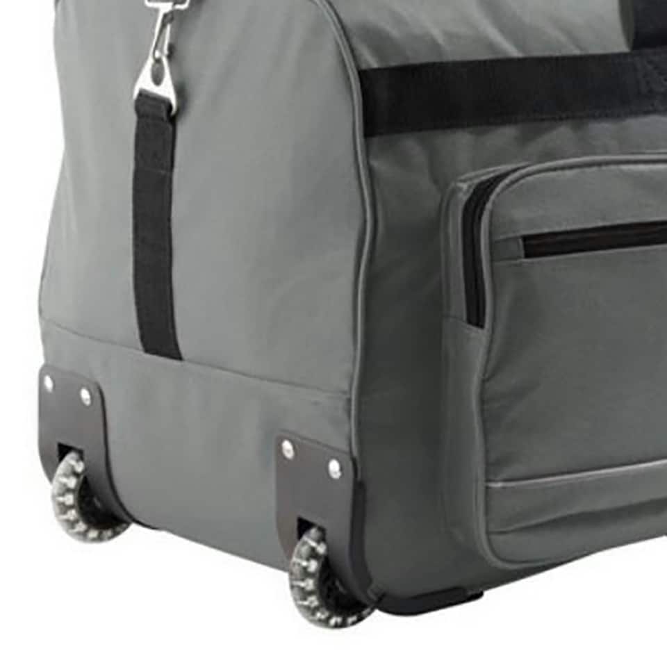 image 1 of SOLS Voyager Rolling Travel Holdall Bag - Graphite - One Size