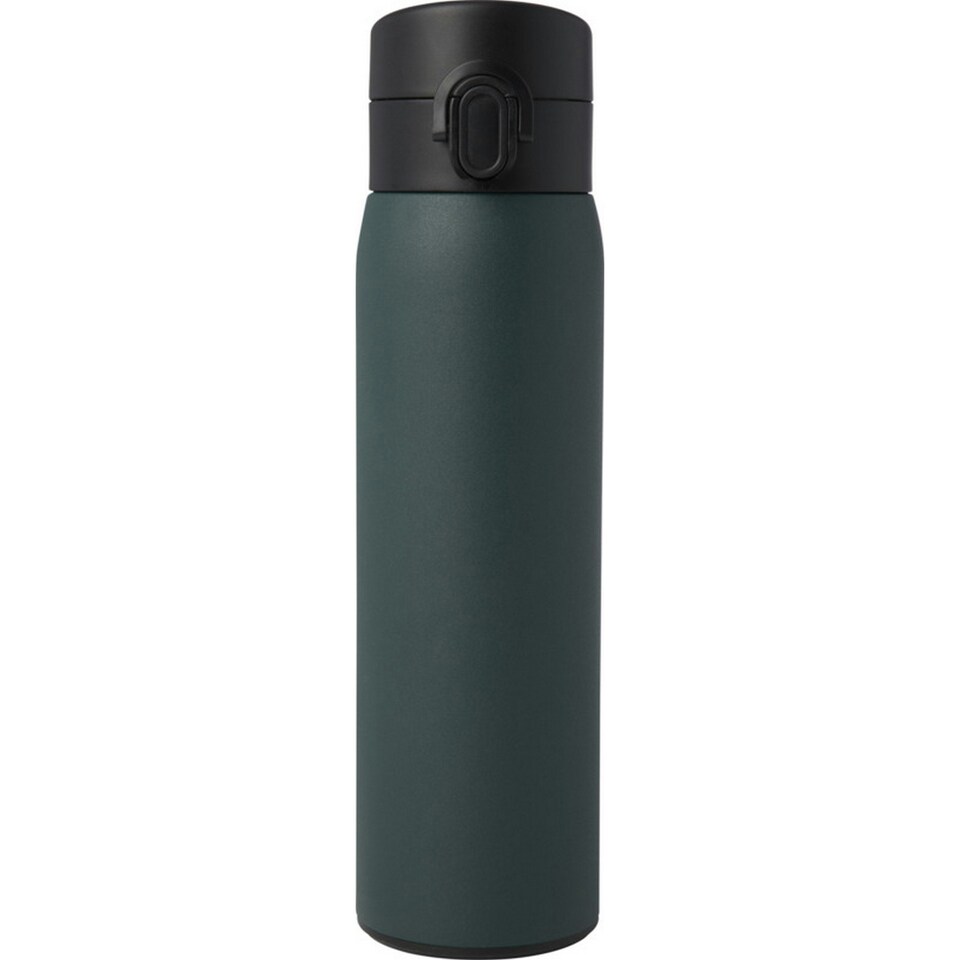 image 1 of Sika Stainless Steel Insulated 450ml Thermal Flask - Forest Green - One Size