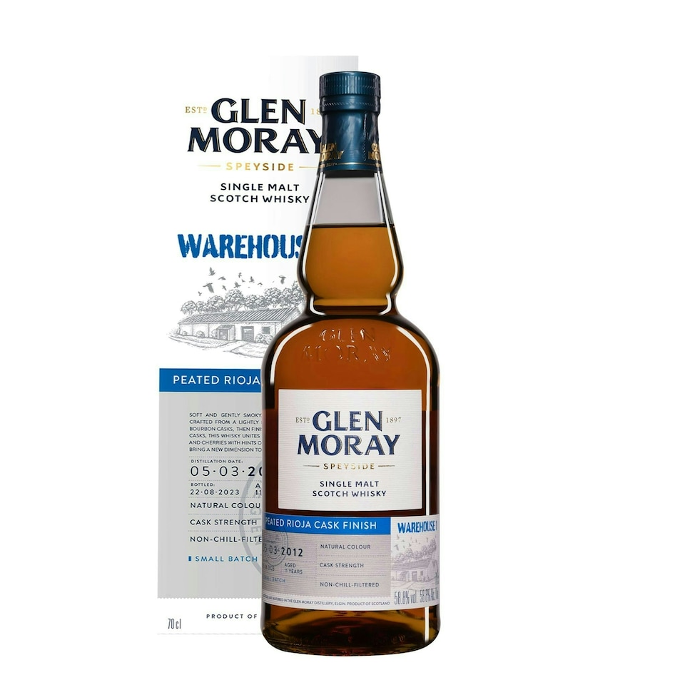 image 1 of Glen Moray 11 Year Old 2012 Peated Rioja Finish - Warehouse 1 | Clear | 1