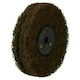 image 1 of Coarse Abrasive Scotch Mop Rust Paint Removal Polishing Buffing 4" x 2 Row