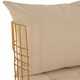 image 4 of Luxurious Gold Finish Chair With Cushion, Fabric Upholstered Arm Chair For Bedroom, Stylish Armchair Gold