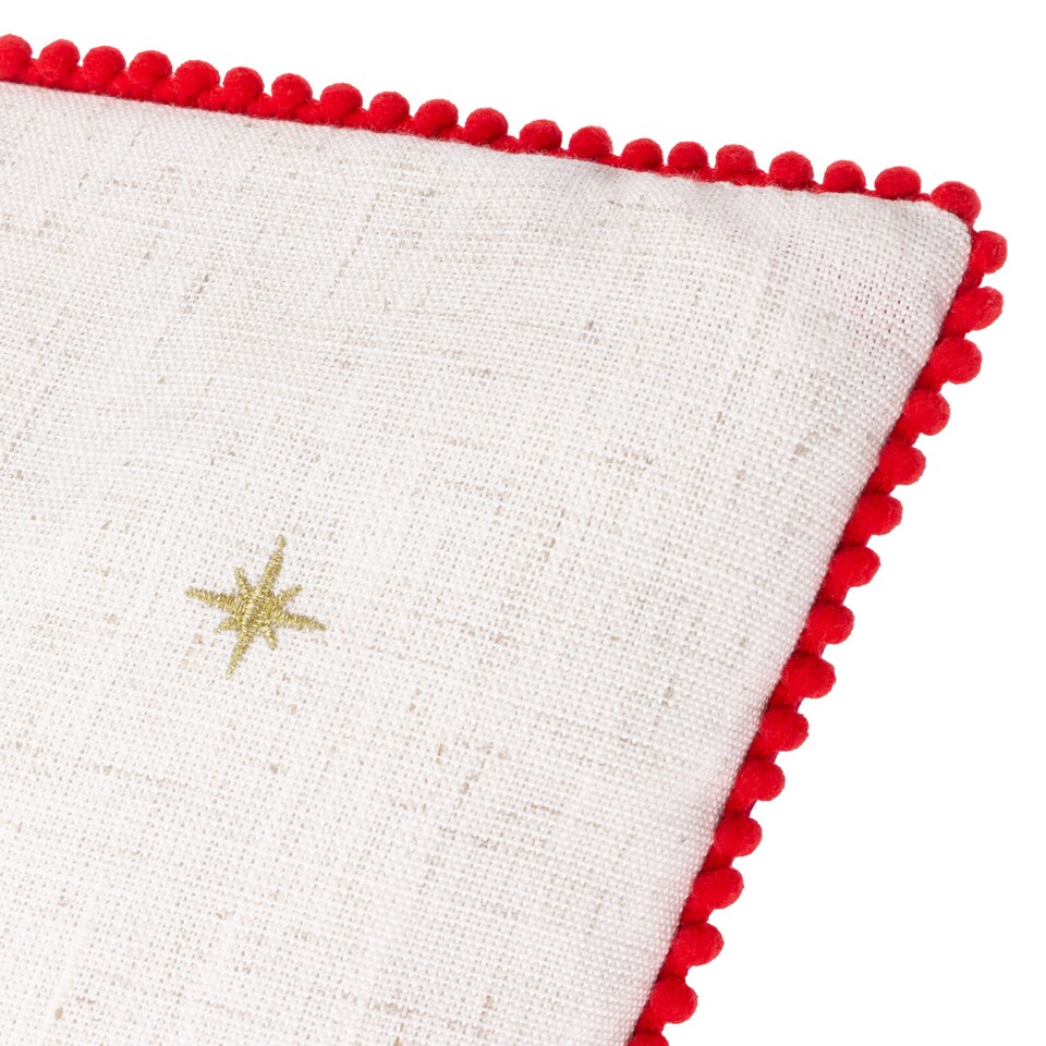 image 1 of Wylder  Twinkling Tree Embroidered Cushion