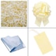 image 9 of Baby Boy Gift Hamper Kit - Blue Bassinet Basket (25cm) with Cream Gift Wrap Accessories