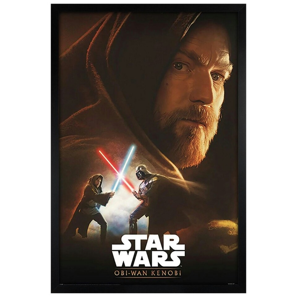 image 1 of Black Wooden Framed Star Wars: Obi-Wan Kenobi Hope Maxi Poster