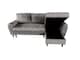 image 7 of Sienna 3 Seater Left Hand Facing Storage Sofa Bed in Grey, Silver or Beige | Grey | One Size