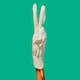 image 4 of Cleanlogic Sustainable Exfoliating Stretch Bath/Shower Gloves Contains 3 Pairs