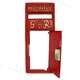 image 3 of GR Royal Mail Post Box Wall Mount Replica Red Post Office Lockable GB Front Red
