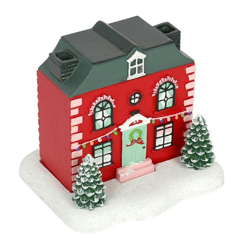 image 1 of Something Different Christmas Incense Cone Holder - Red/Green/White - One Size