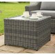 image 3 of 5 Seater Grey Weave Lounge Corner Set