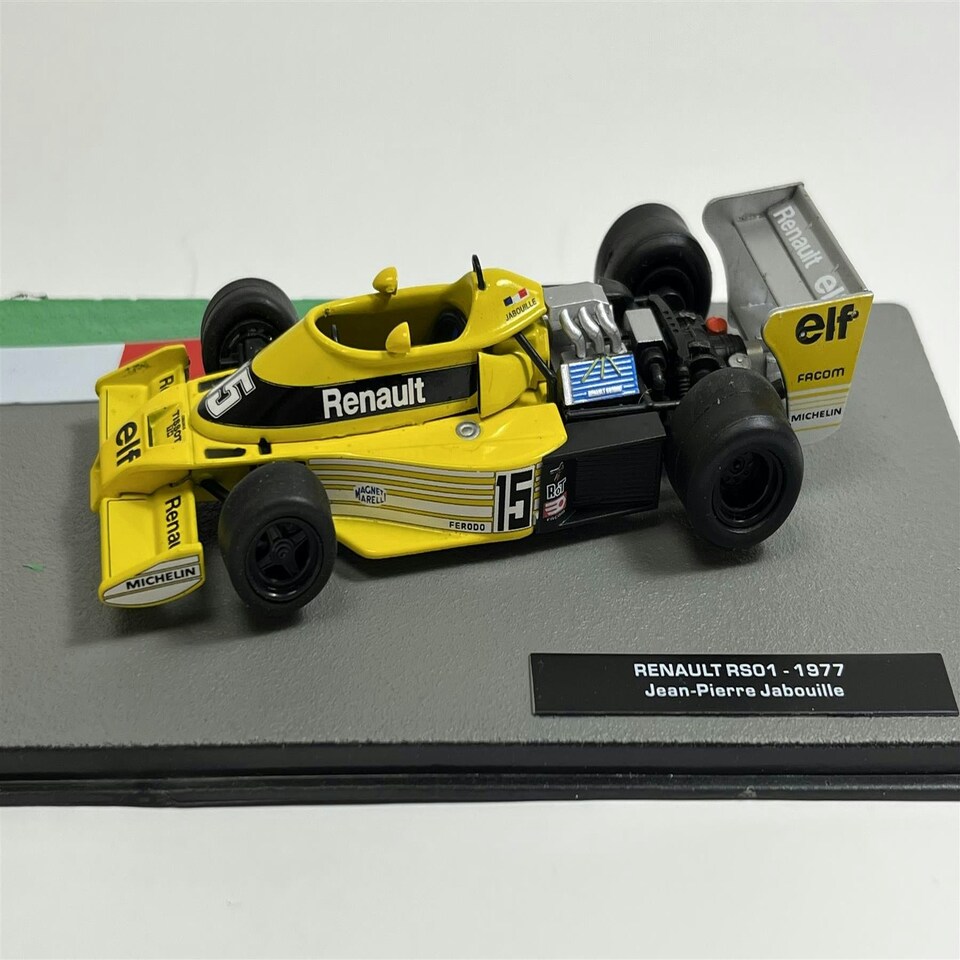image 1 of Jean Pierre Jabouille Renault RS01 1977 1:43 Scale F1 Collection