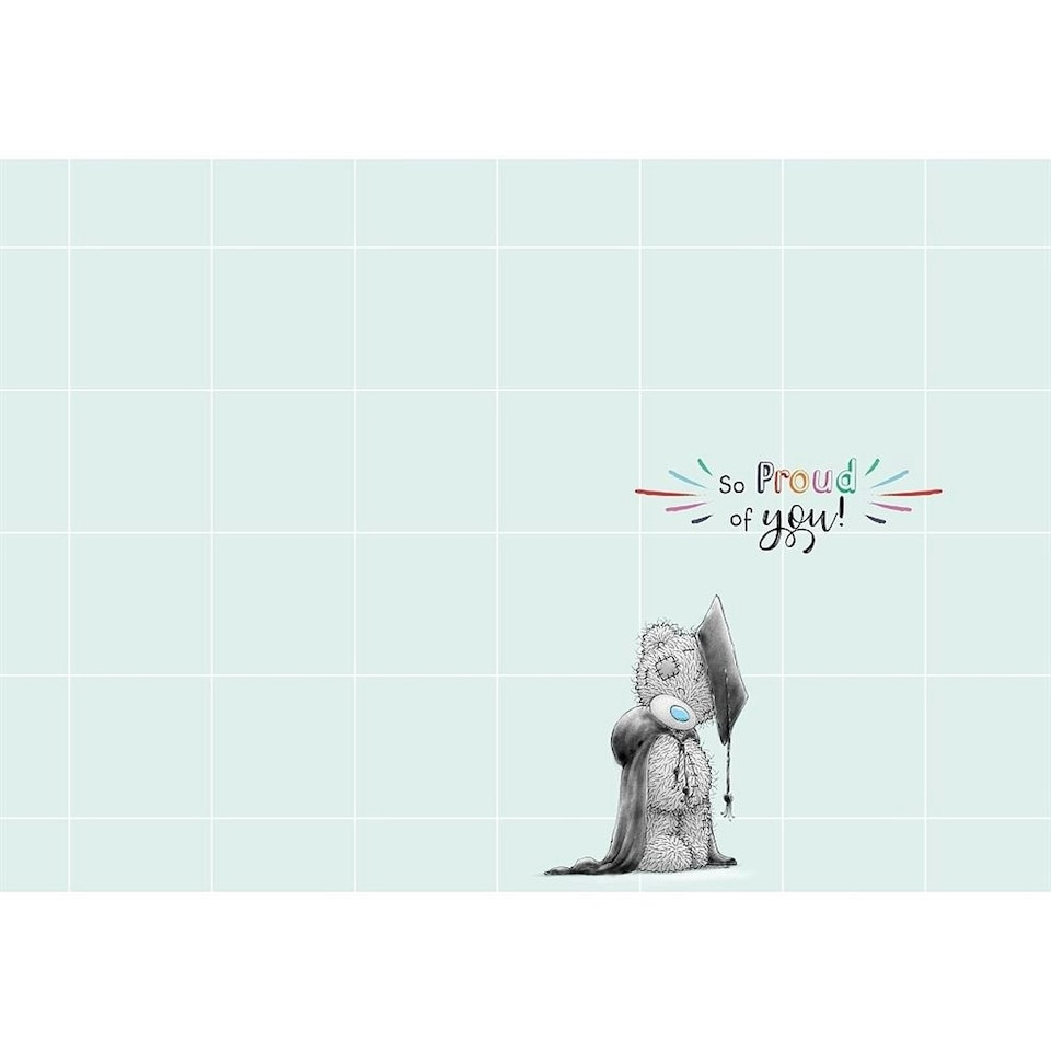 image 1 of Bear With Graduation Hats Good Luck At University Card