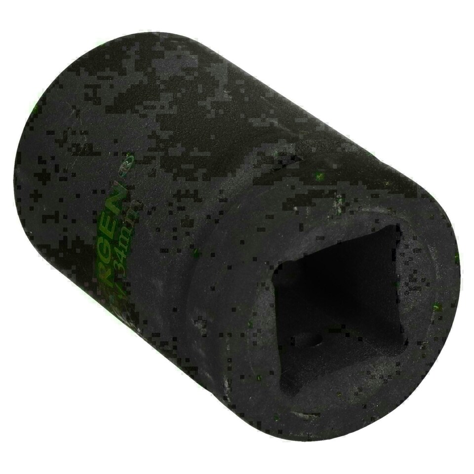 image 1 of 34mm Metric 3/4" or 1" Drive Deep Impact Socket 6 Sided With Step Up Adapter