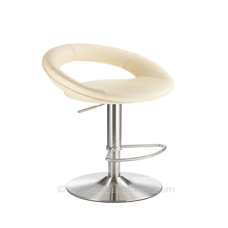 image 1 of Lunar Adjustable Bar Stool - Brown Brown