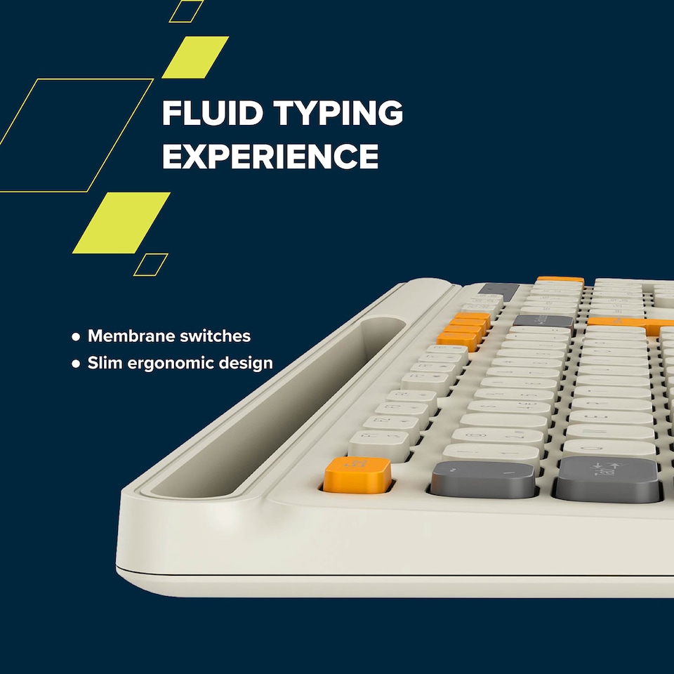 image 1 of CANYON keyboard HKB-W03 AAA Wireless Beige