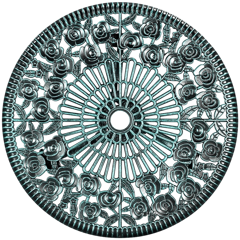 image 1 of Yaheetech 3 Piece Patio Bistro Table Set with Umbrella Hole-Green | Green | Green | 1