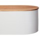 image 5 of Alton Cream Bread Bin With Acacia Wood Lid Cream