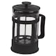 image 2 of Cafetiere Filter Coffee Tea Pot Press Brewer Maker Glass Plunger Home Kit 800ml | Multi | Black