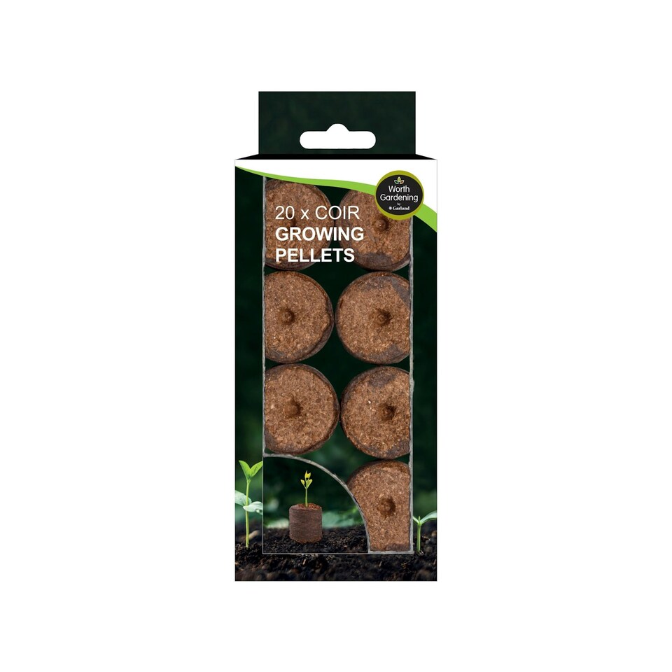 image 1 of Garland Coir Growing Pellets Sustainable Peat Free Value Piece Pack of 20