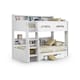 image 1 of Ironwood Bunkbed Pure White -  Single (90cm)