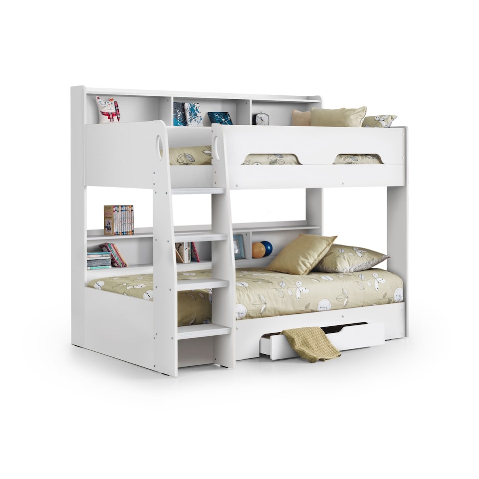 image 1 of Ironwood Bunkbed Pure White -  Single (90cm)