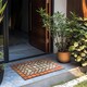 image 2 of Nicoman Rubber Elegant Red Tile Doormat - 75x44cm