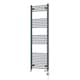 image 1 of Zennor - Anthracite Dual Fuel Towel Rail H1600mm x W500mm Thermostatic - Curved