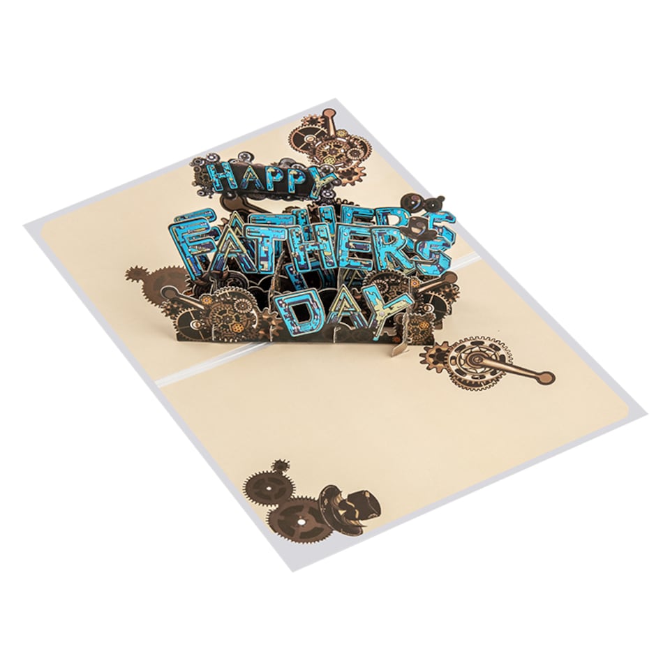 image 1 of Master of Tools Mechanical 3D Pop Up Father’s Day Card