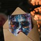 image 3 of Woman Sunglasses Beauty Portrait Oil Painting Birthday Card