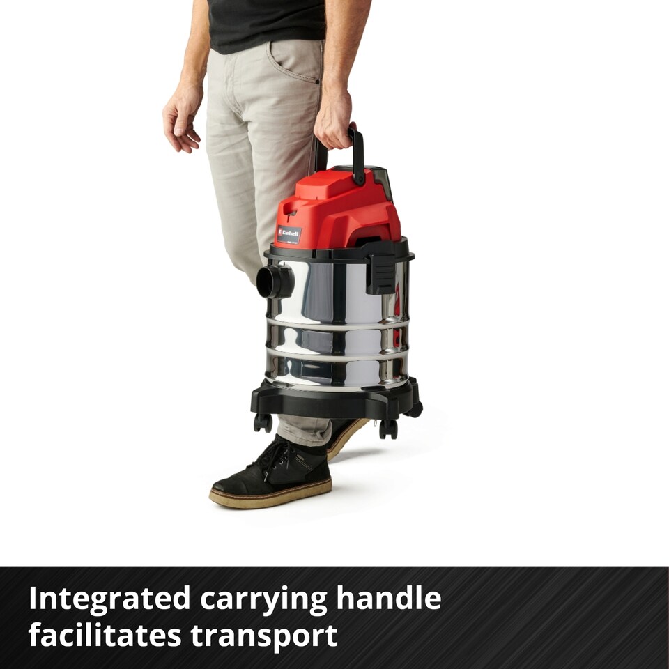 image 1 of Einhell Cordless Wet And Dry Vacuum Cleaner 18V TC-VC 18/20 Li S PXC - Body Only