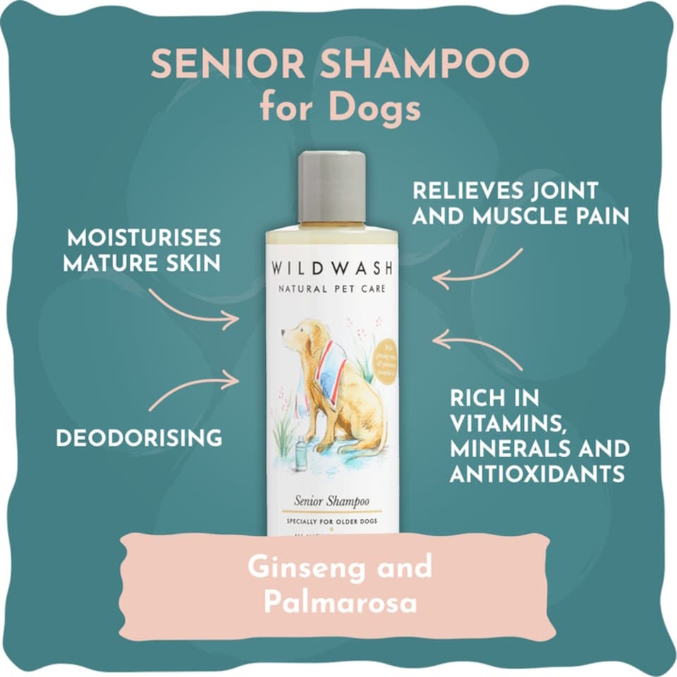 image 1 of WildWash Senior Dog Natural Shampoo 250ml