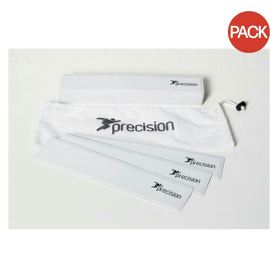 image 1 of Precision Rectangular Marker (Pack Of 10) - White - One Size
