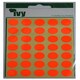 image 4 of Pack of 140 Red Dots Self Adhesive Labels 13mm Diameters