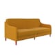 image 2 of Jasper coil 3-seater Sofa Bed in mustard fabric Yellow | MUSTARD