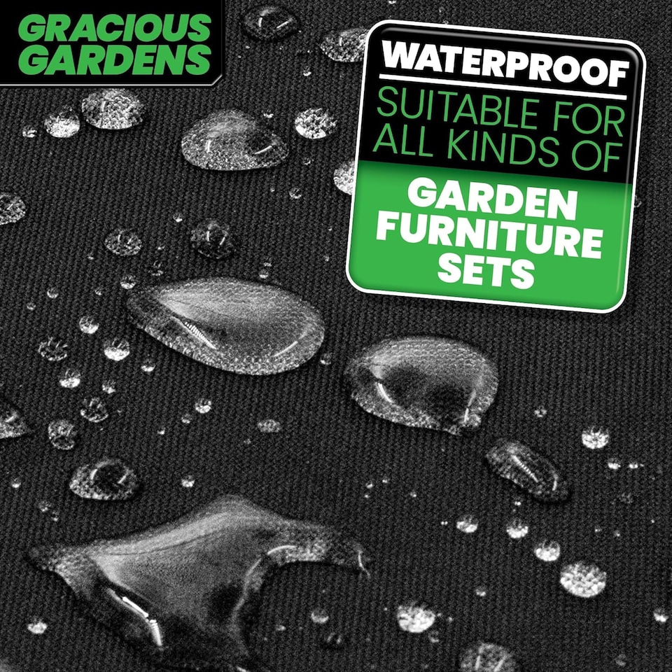 image 1 of Gracious Gardens Rectangular 170x94x71cm Waterproof Garden Furniture Cover