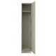 image 2 of Slab Urban Oak Single Wardrobe with Single Rail Brown