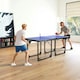image 2 of HOMCOM Tennis Table Ping Pong Foldable with Net Game Steel 183cm Indoor, Blue